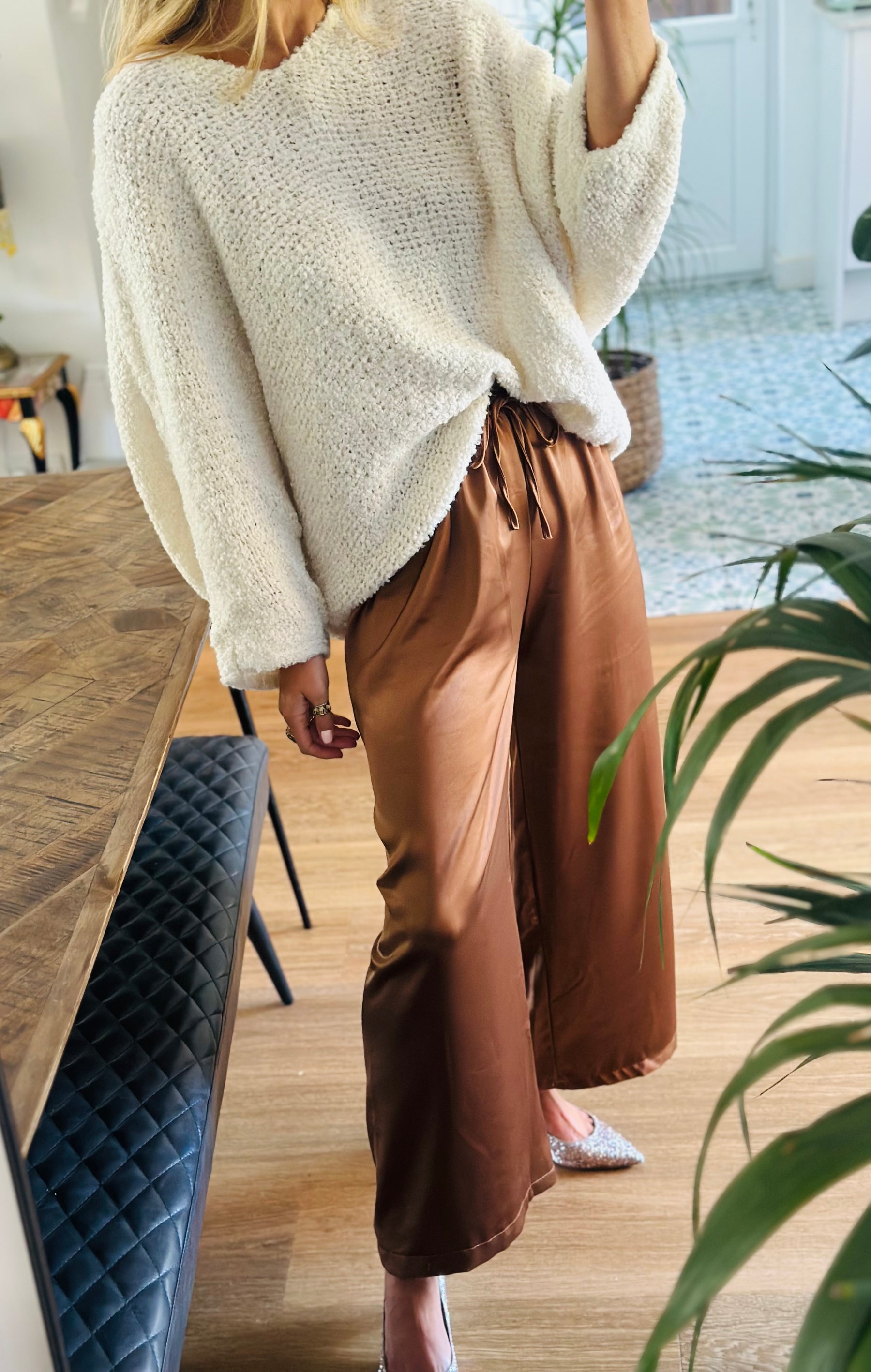 Satin Trousers