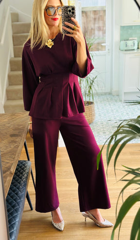 Peplum Co-Ord Set