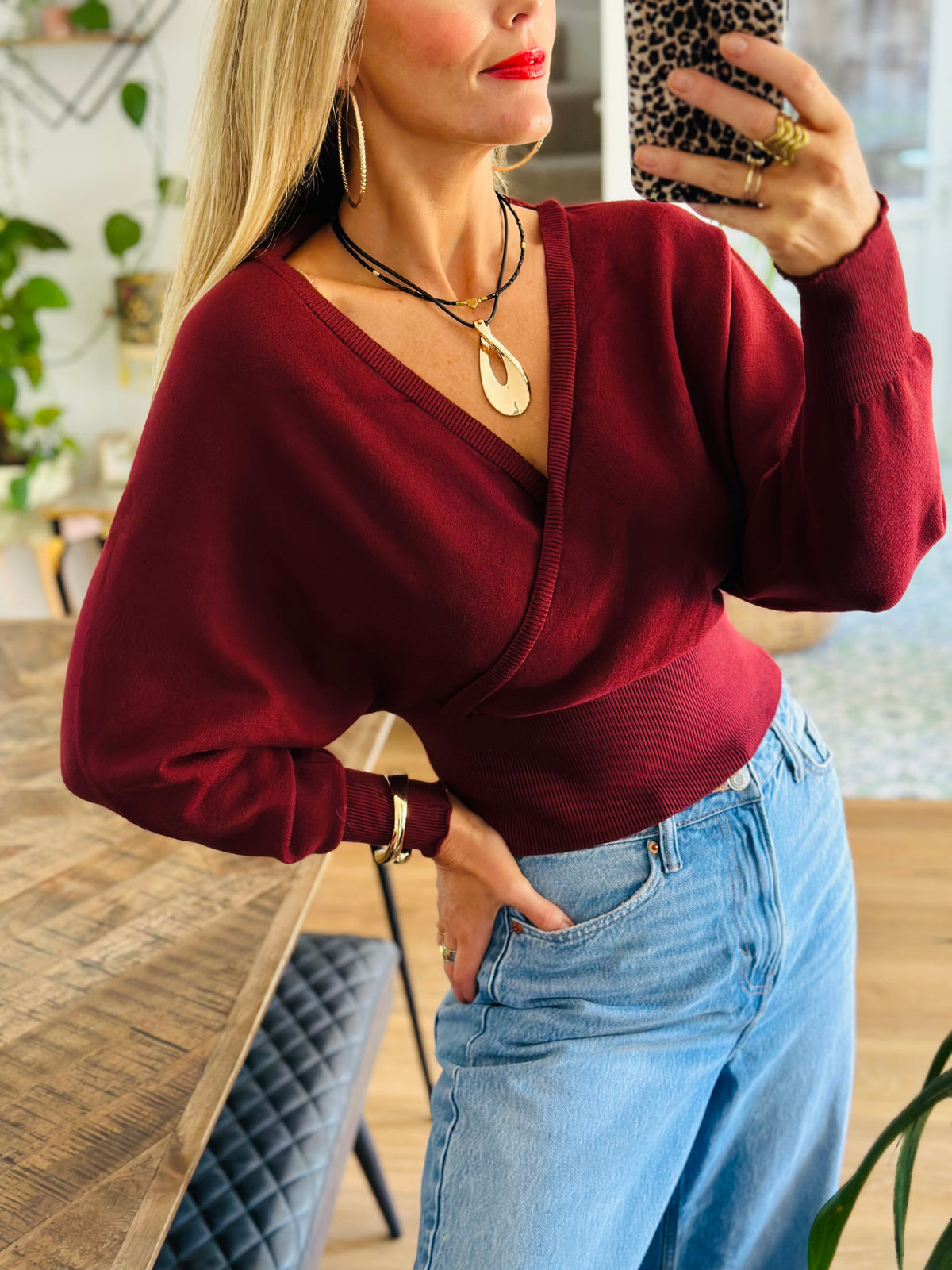 Darcey Crossfront Knit