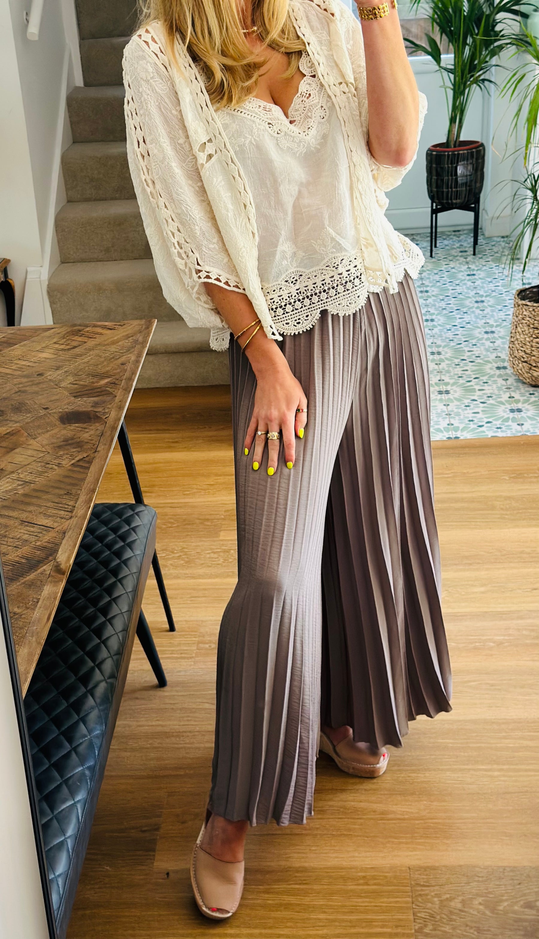 Pleated Trousers