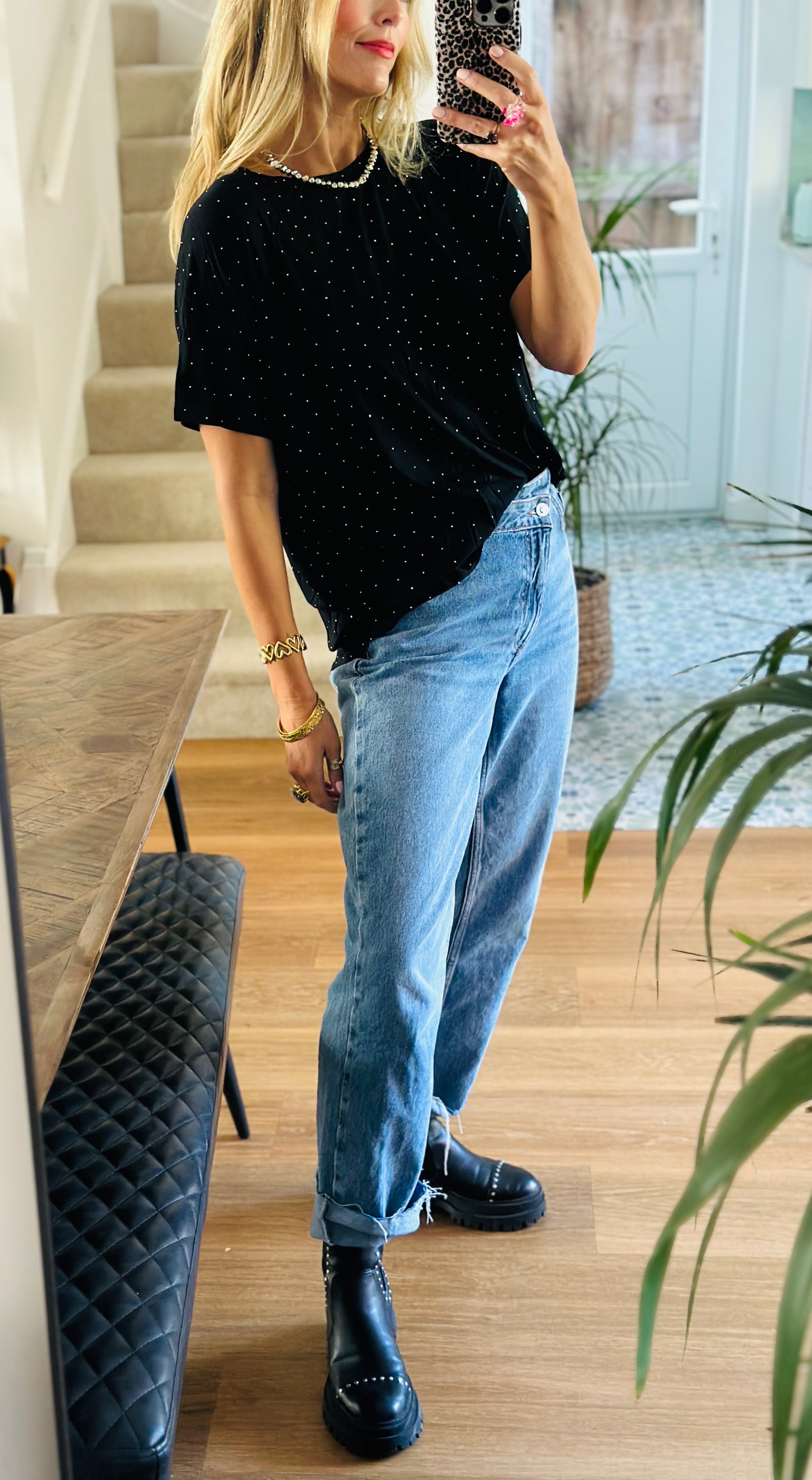Rhinestone Tee