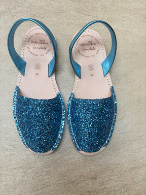 Sample Sale blue glitter size 39