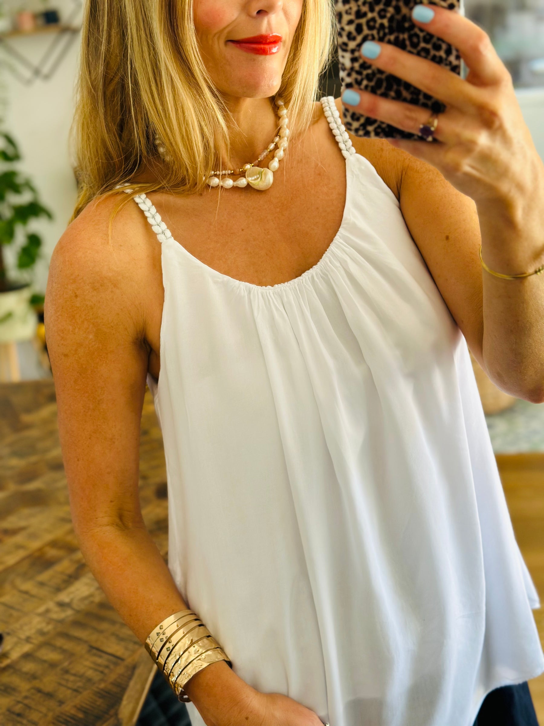 Braided Strap Tops
