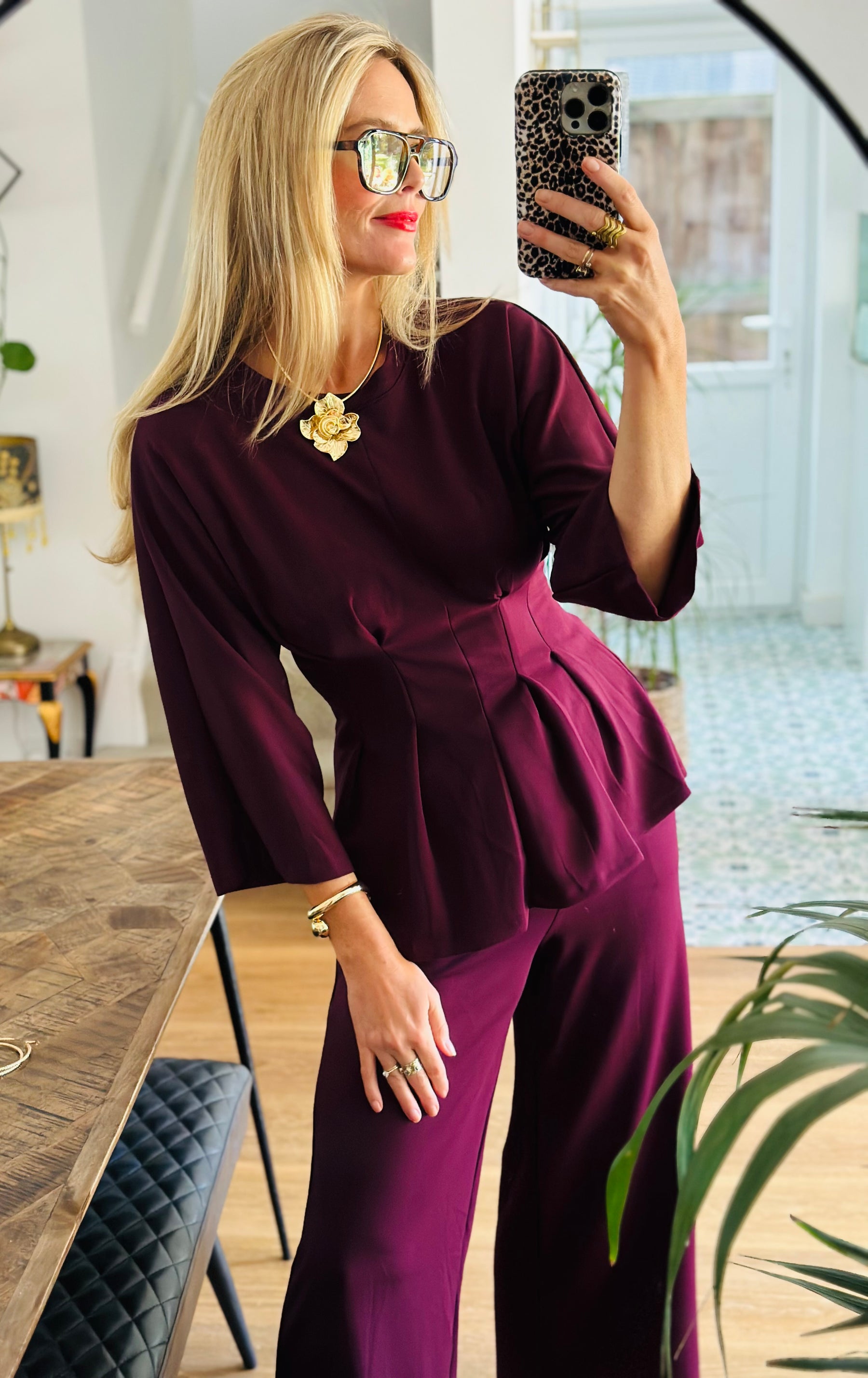 Peplum Co-Ord Set
