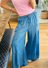 Boho Denim Trousers