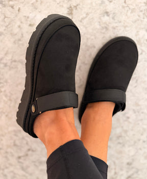 Platform Clogs Black