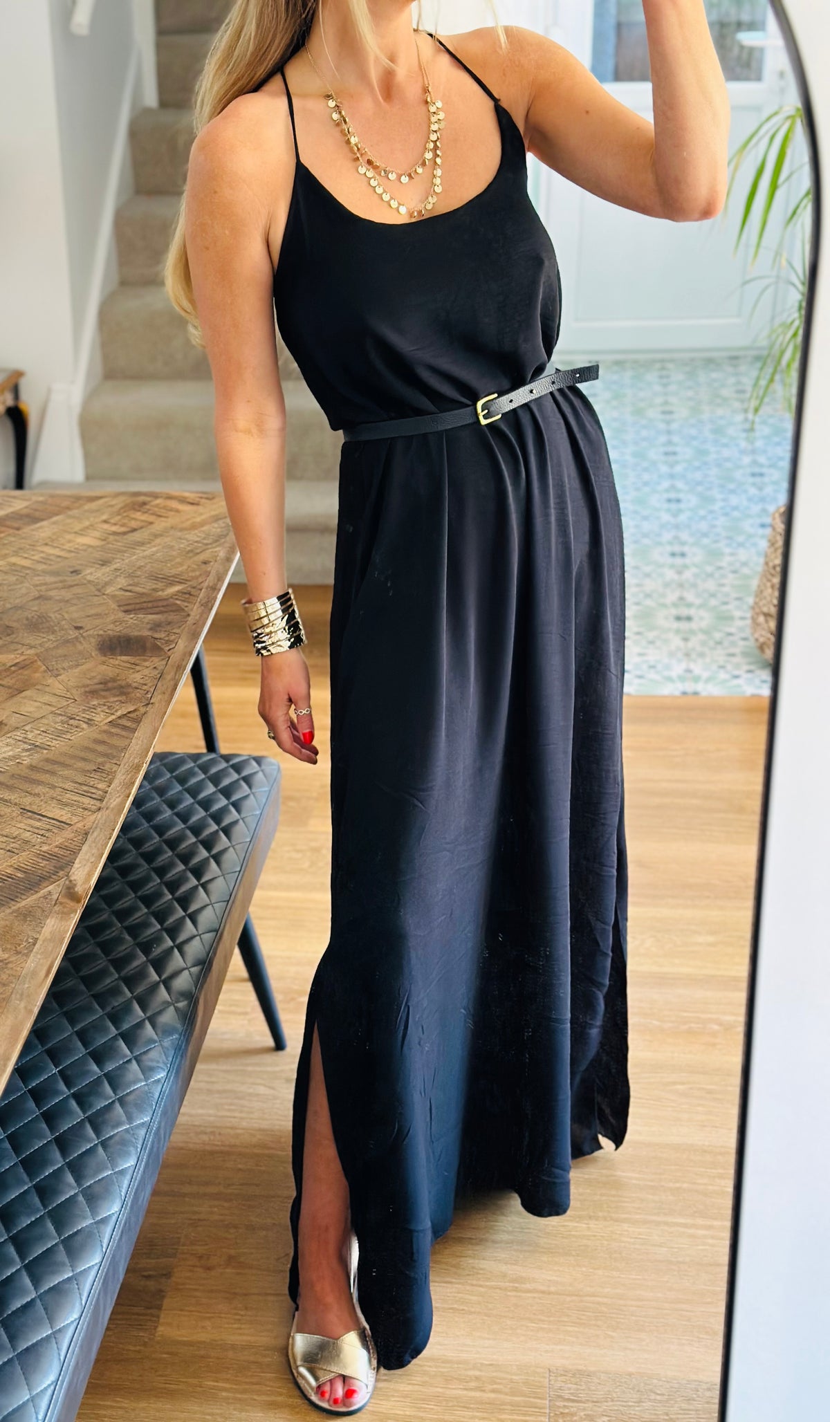 Spaghetti Strap Maxi Dress