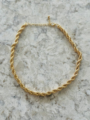 Chunky Rope Twist Necklace