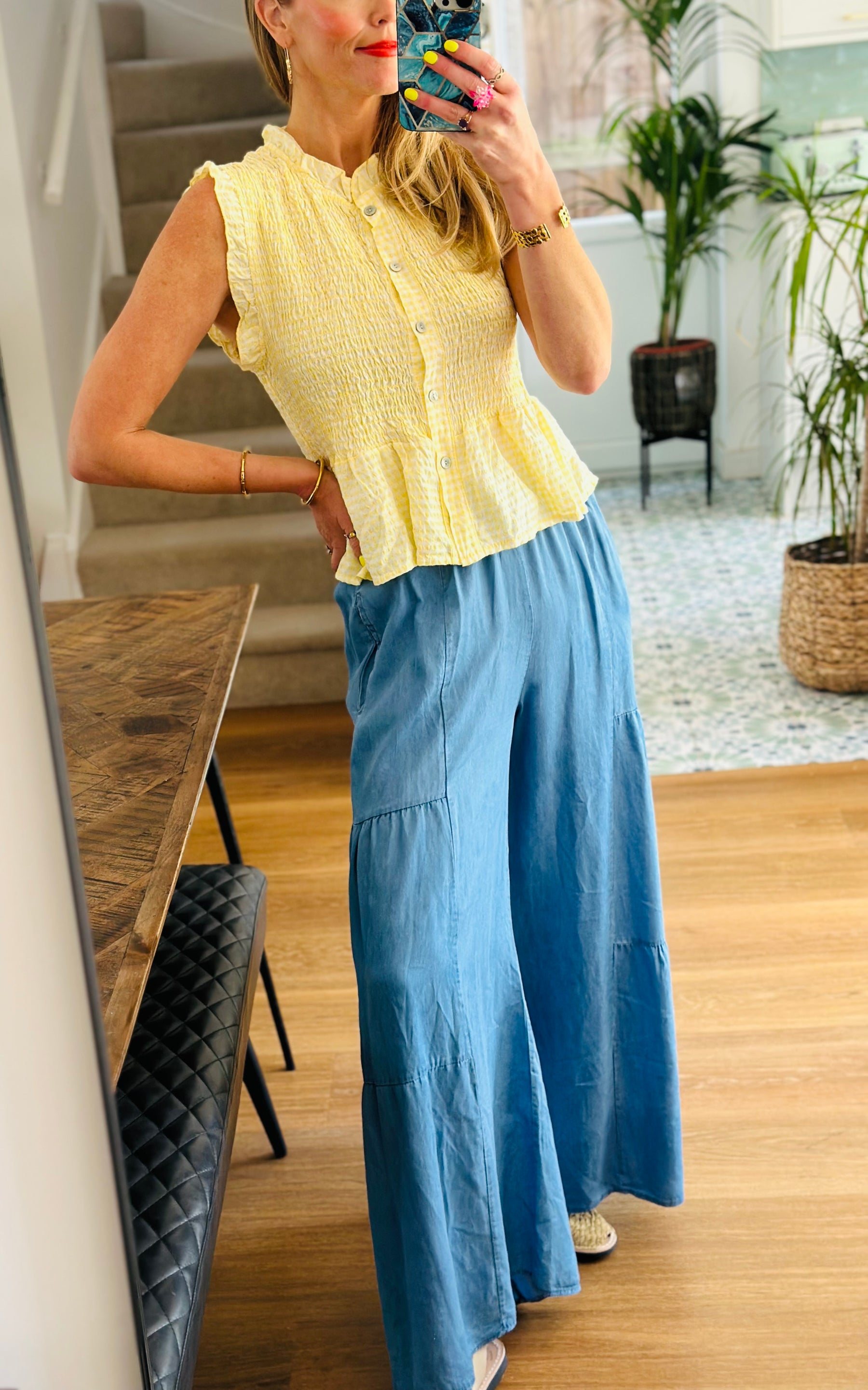 Gingham Top