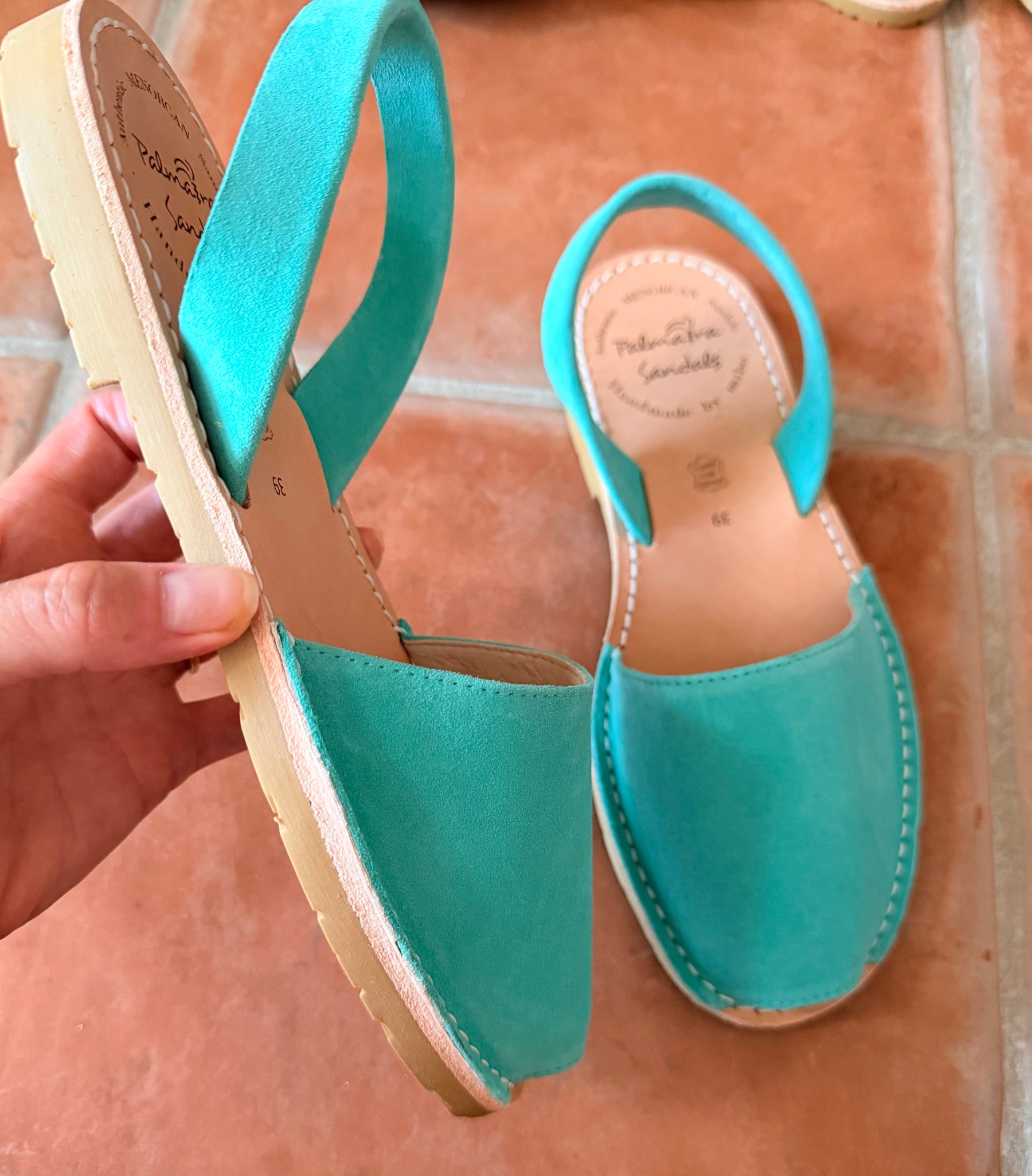 Sample Sale aqua blue size 39