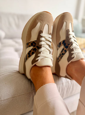 Chunky Leopard Detail Trainers