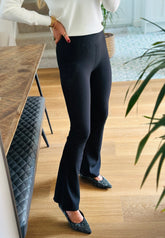Ribbed Flared Leggings