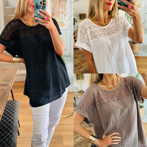 Cotton Lace Tee
