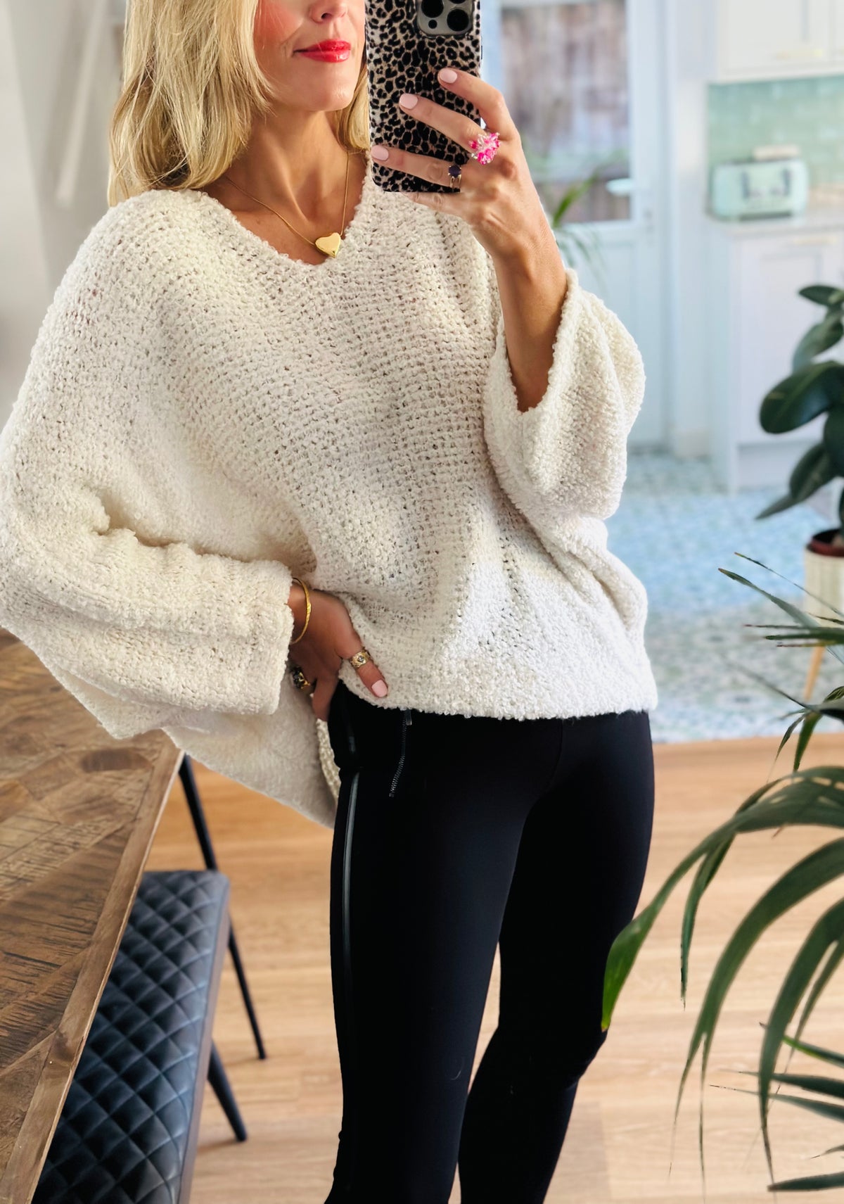 Fluffy bouclé Jumper