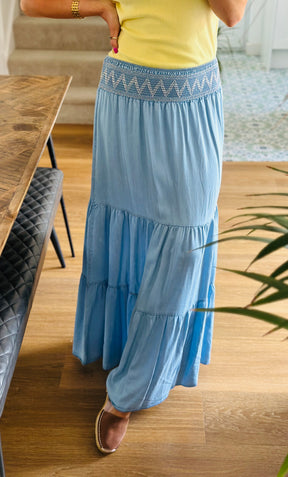 Western Maxi Skirt
