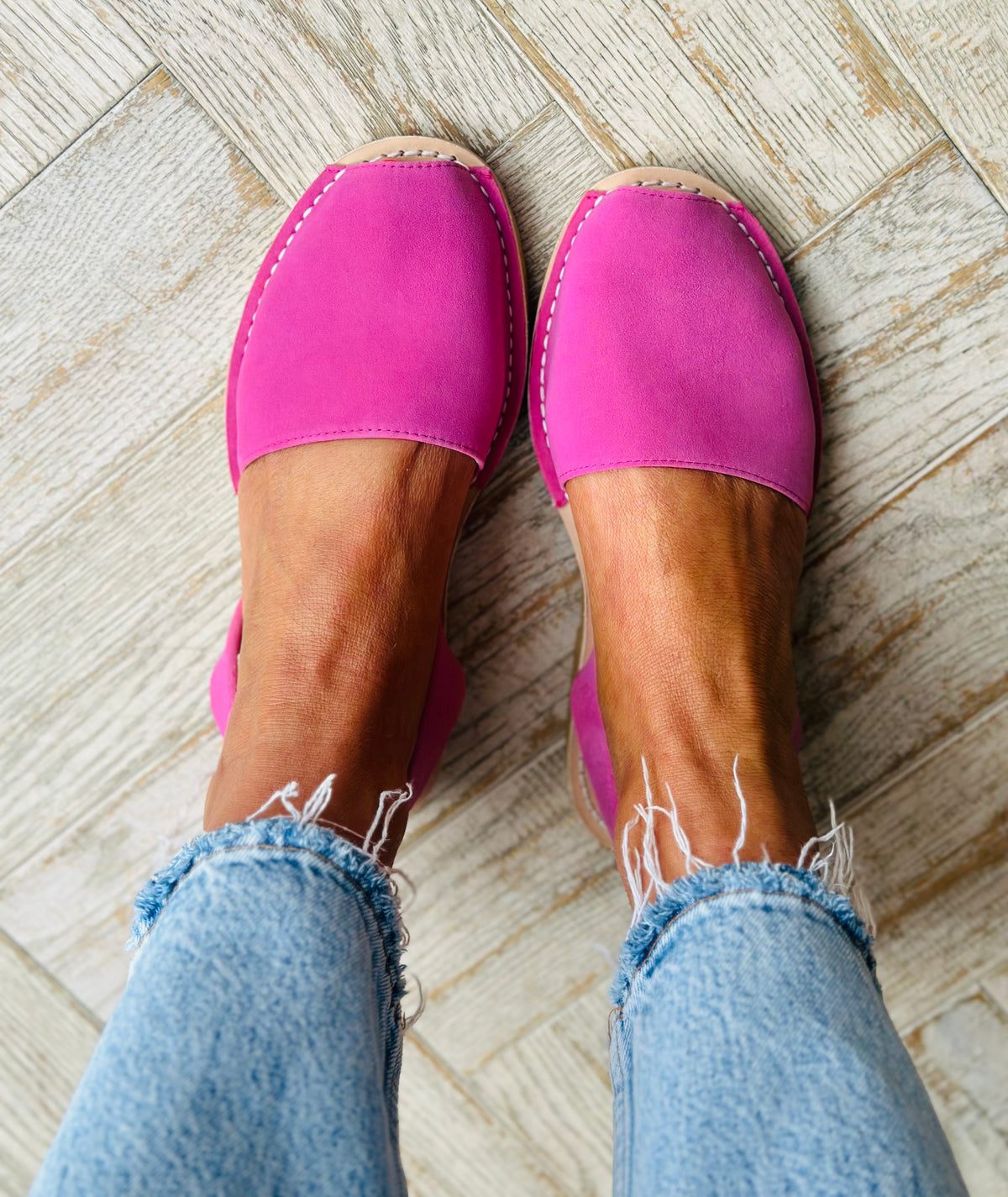 Bubblegum Suede Avarcas
