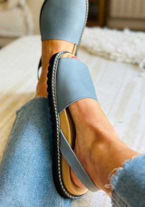Dusky Blue Ergonomic Avarcas