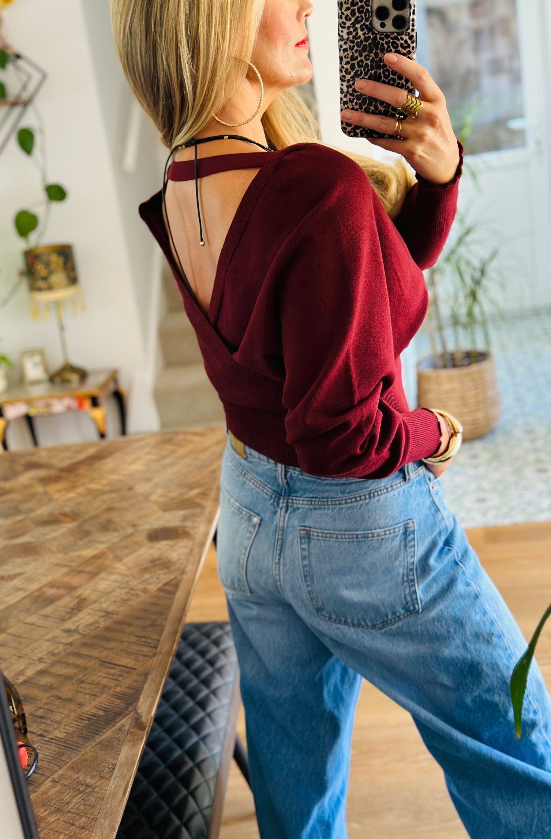 Darcey Crossfront Knit
