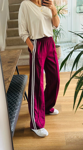 Side Stripe Tracksuit Bottoms