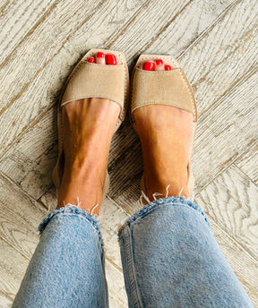 Alani Suede Peeptoes
