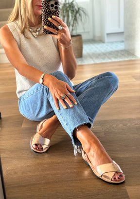 Rosie Metallic Peeptoe