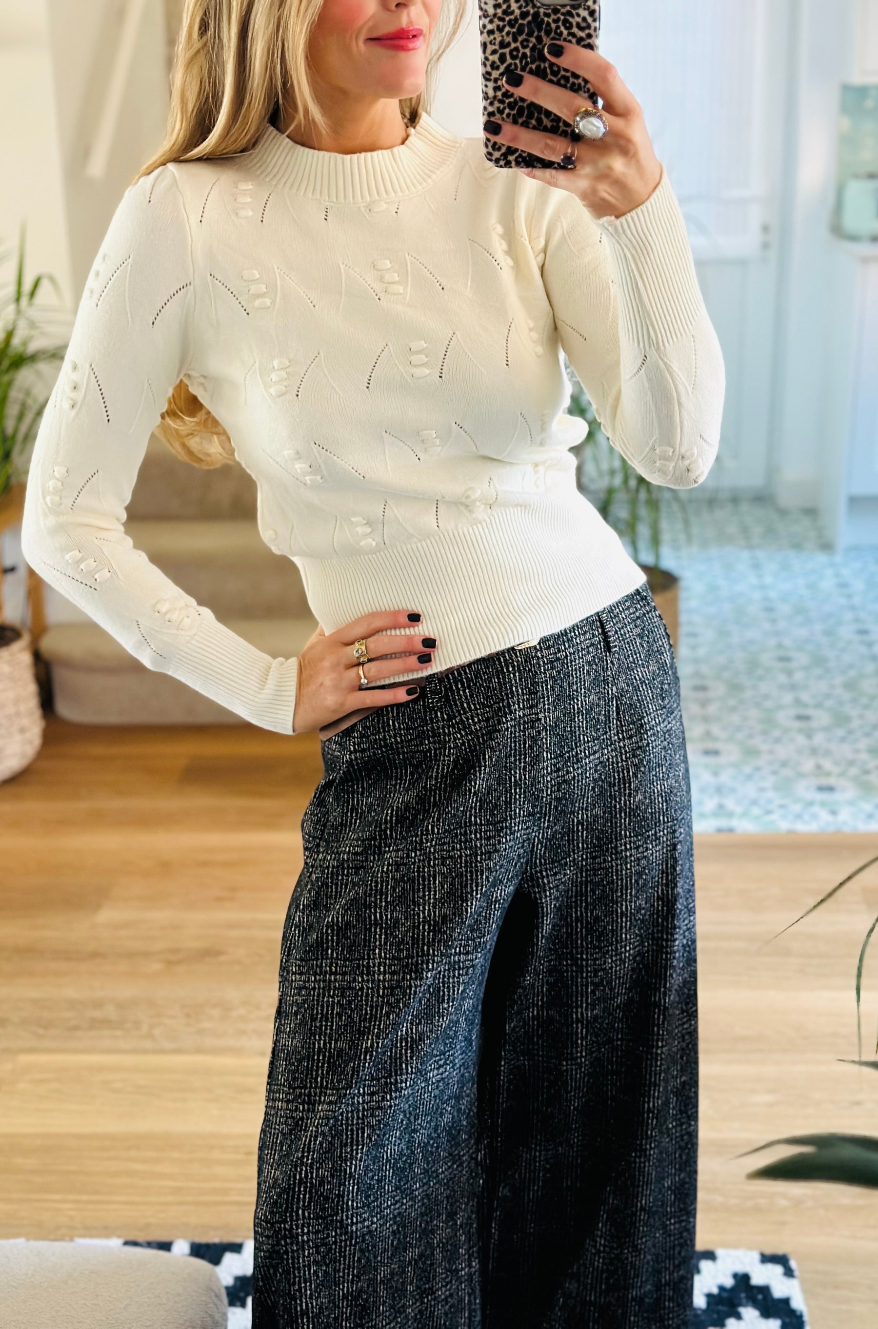 Classic Patterned Knit