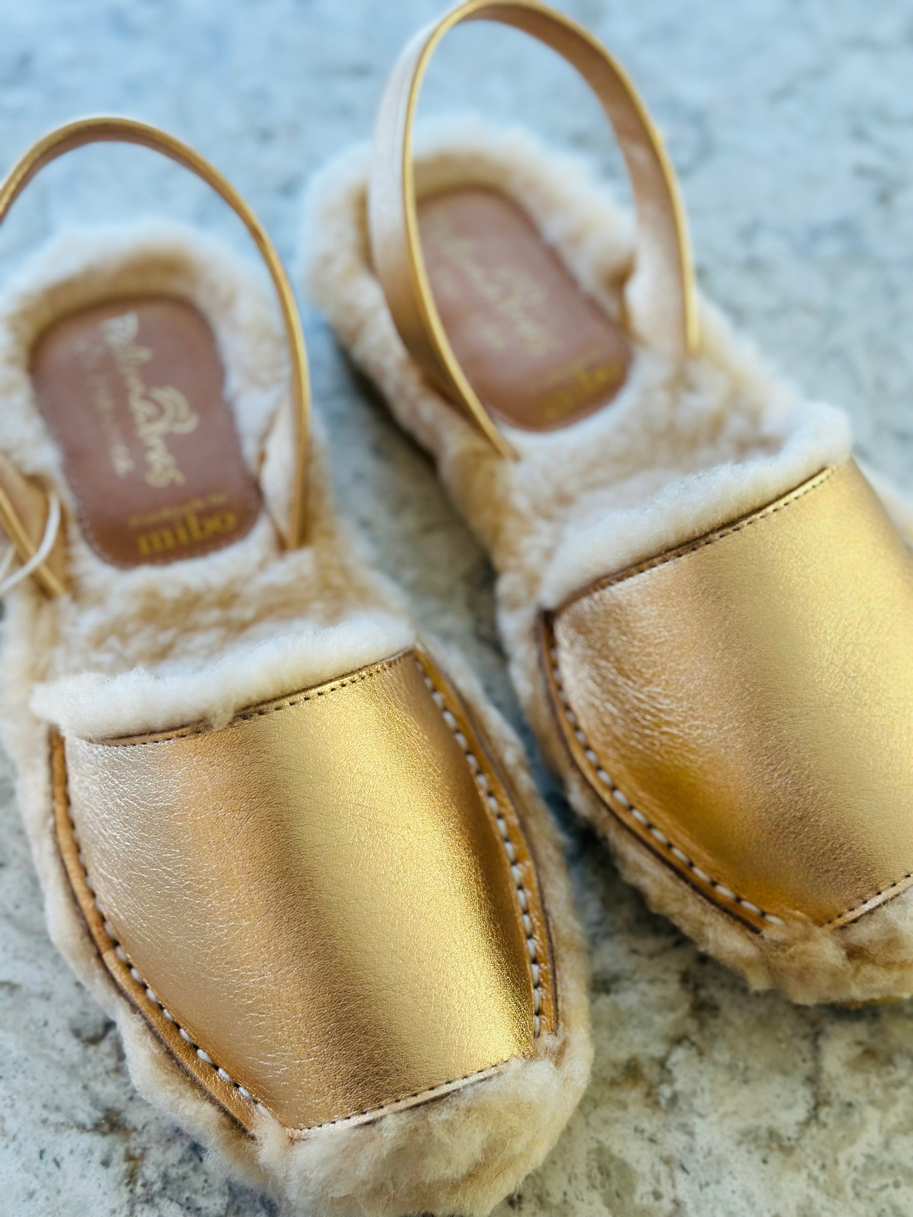 Gold Leather Palmaira Snug