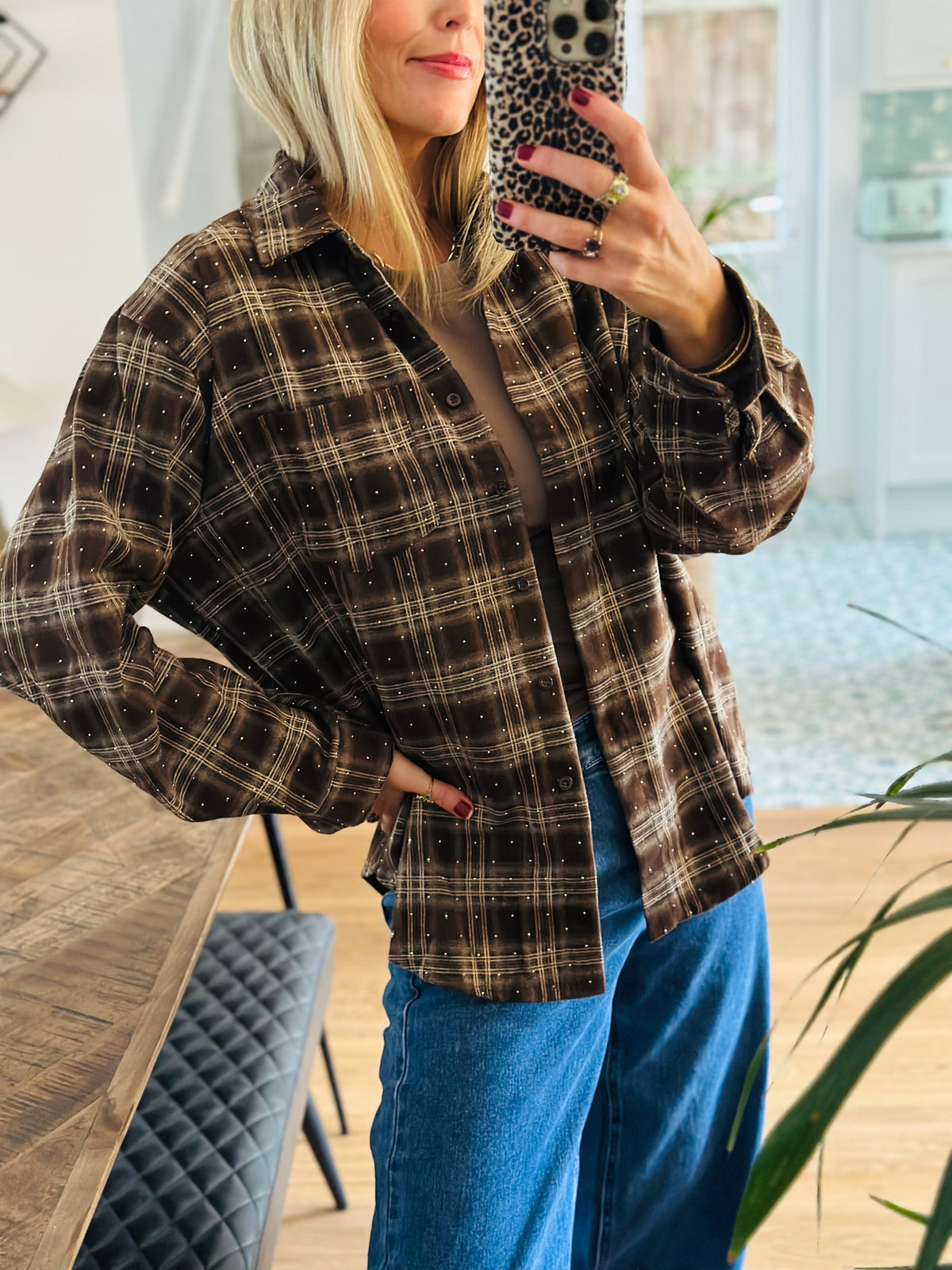 Checked Plaid Shirt