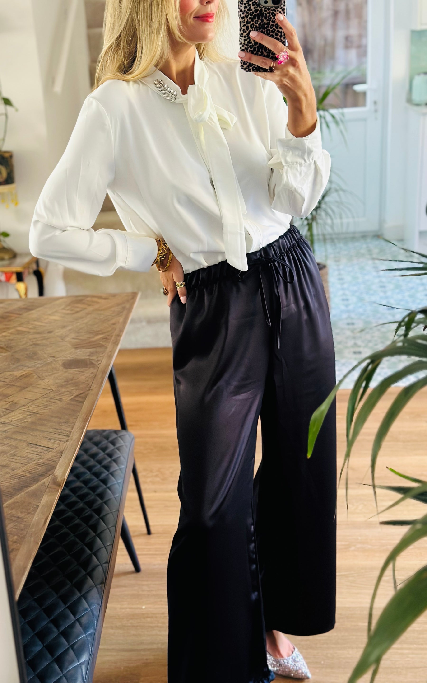 Satin Trousers