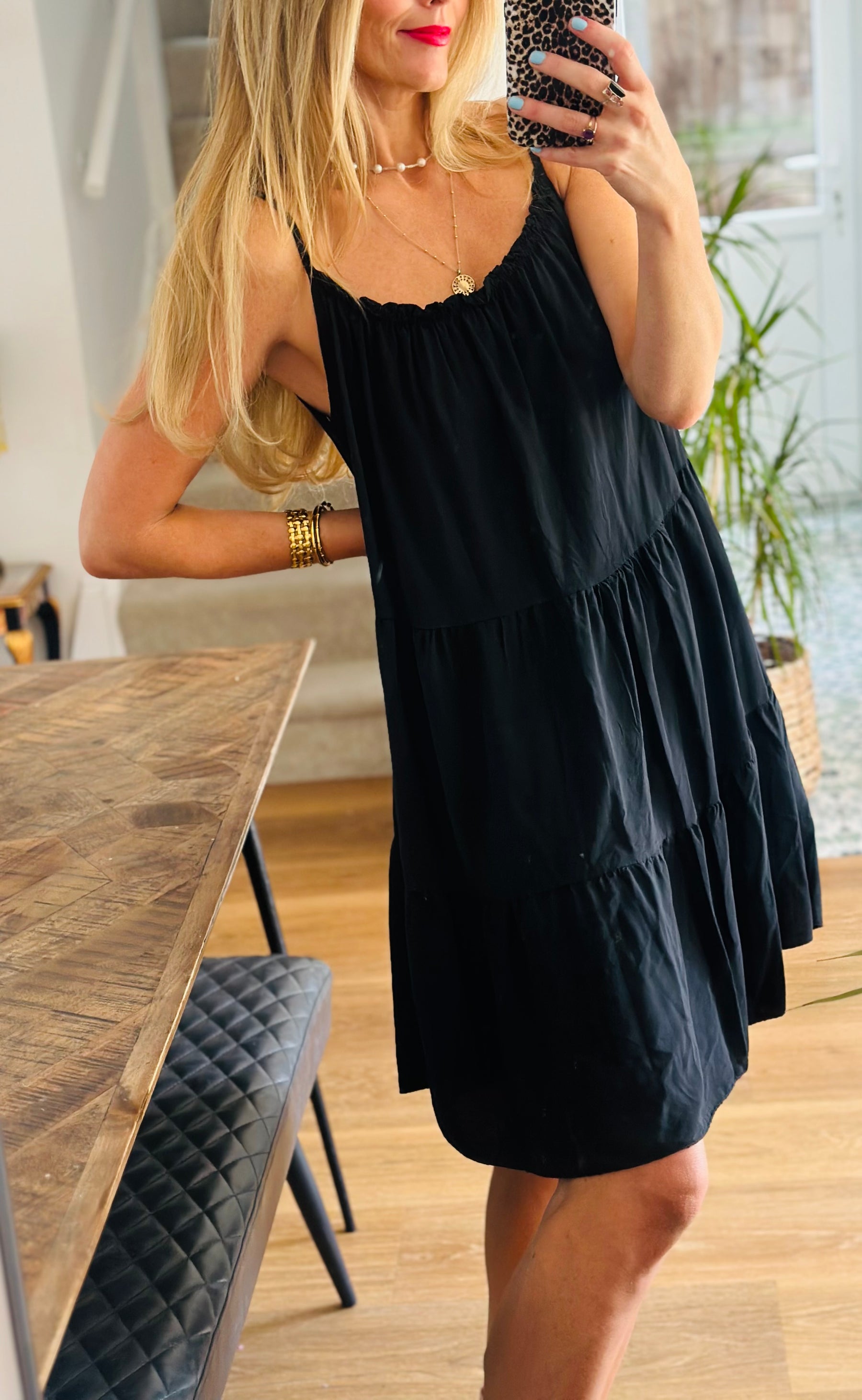 Tiered Mini Dress