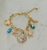 Shell Charm Bracelet
