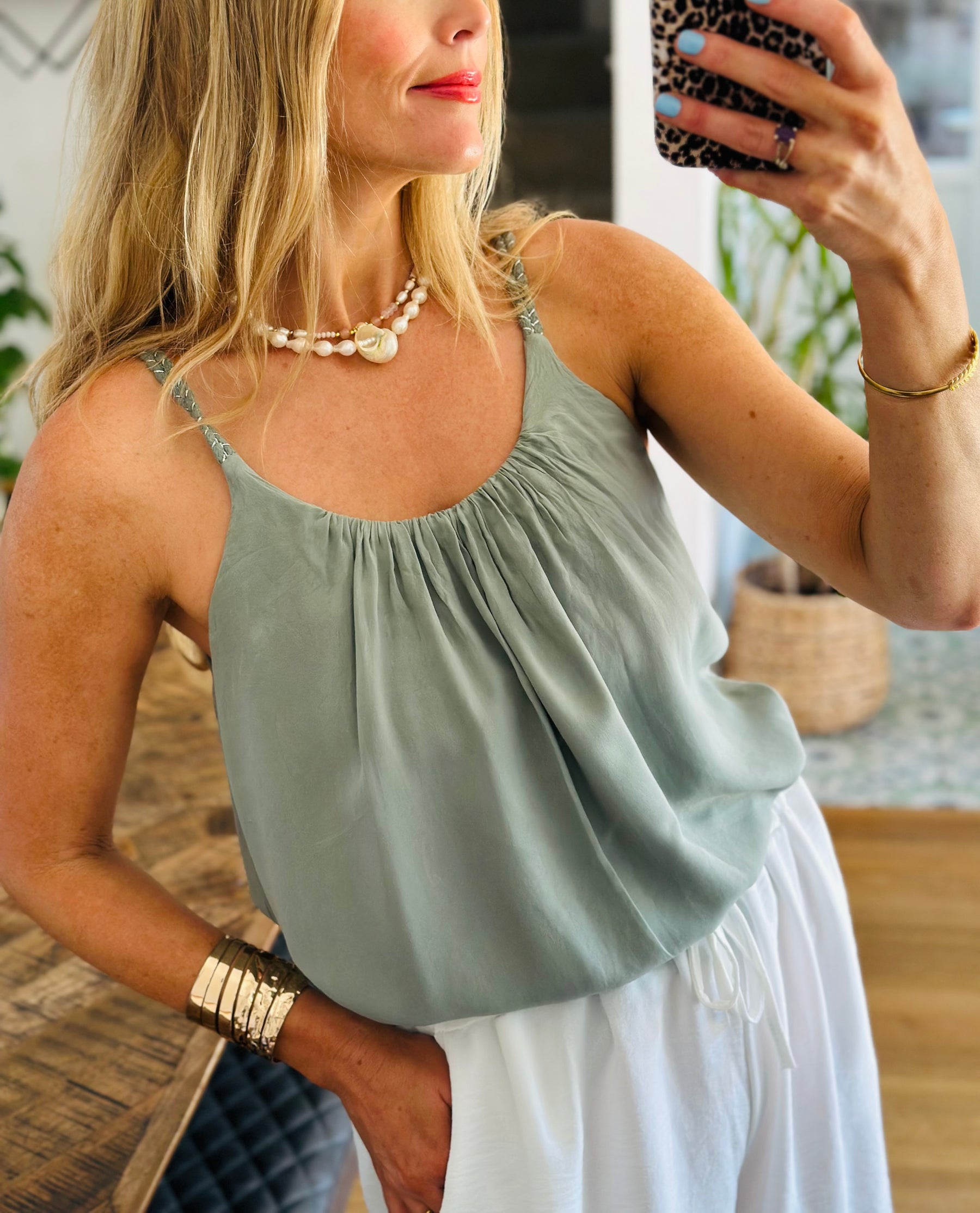 Braided Strap Tops