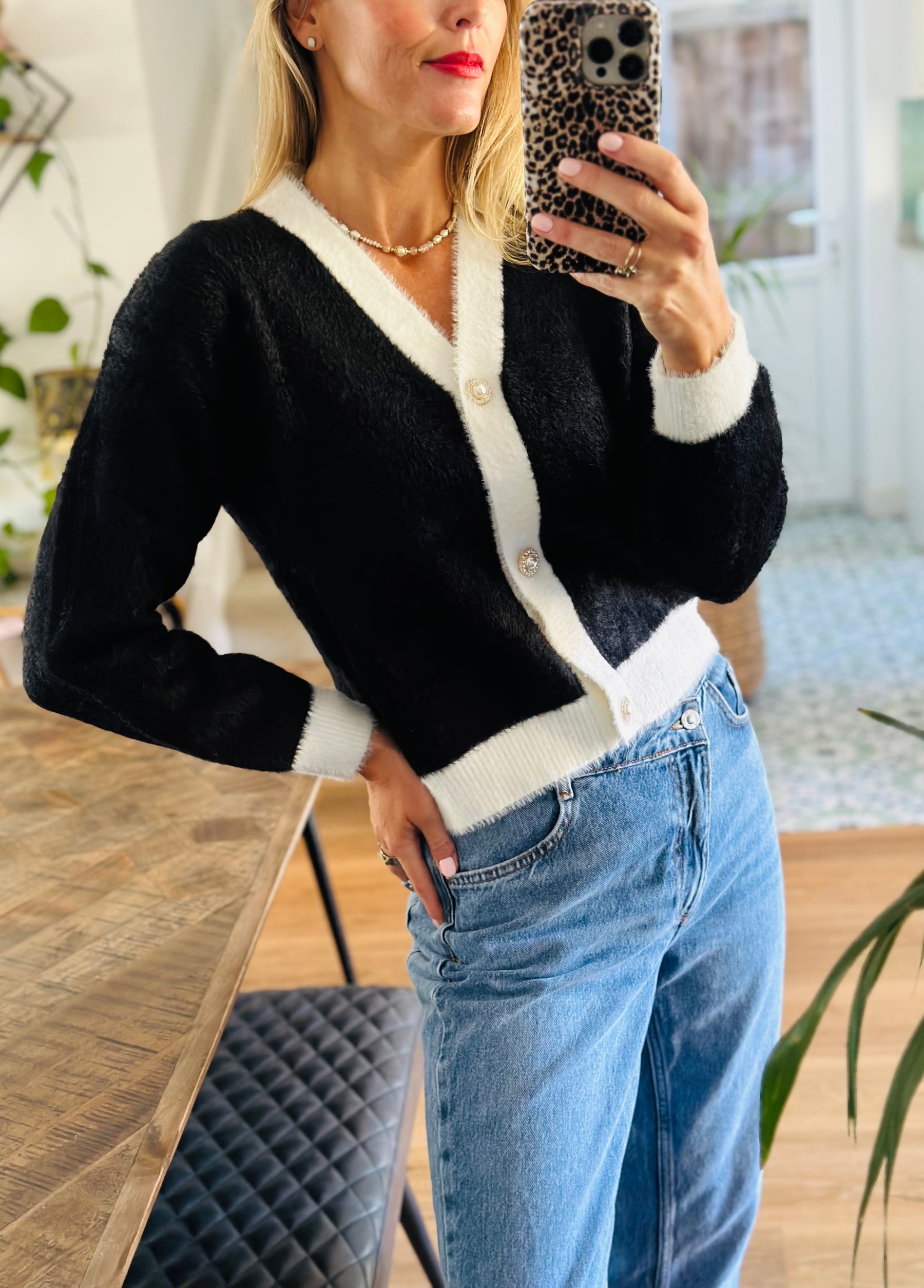 Fluffy Cardigan