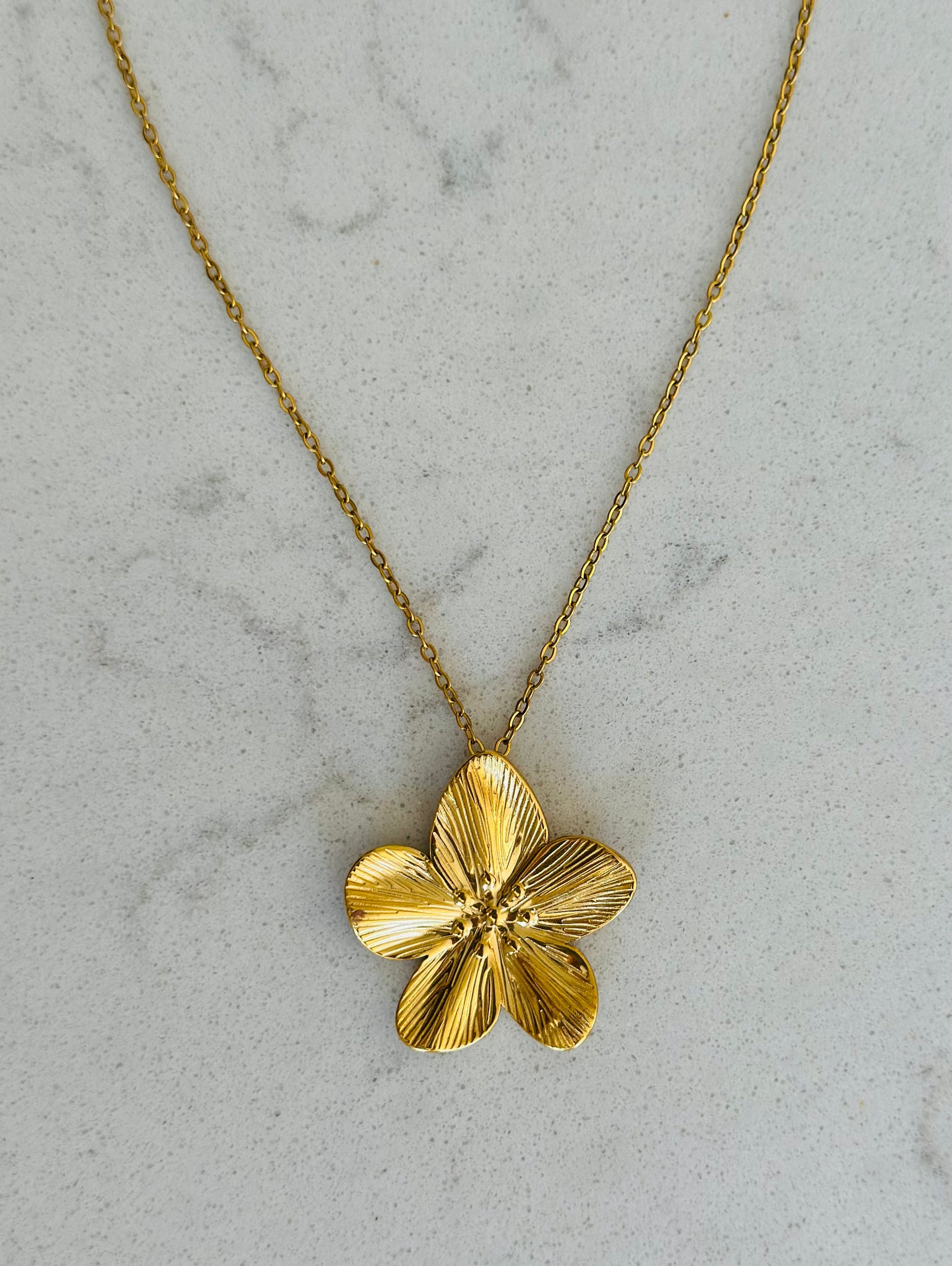 Gold Flower Necklace