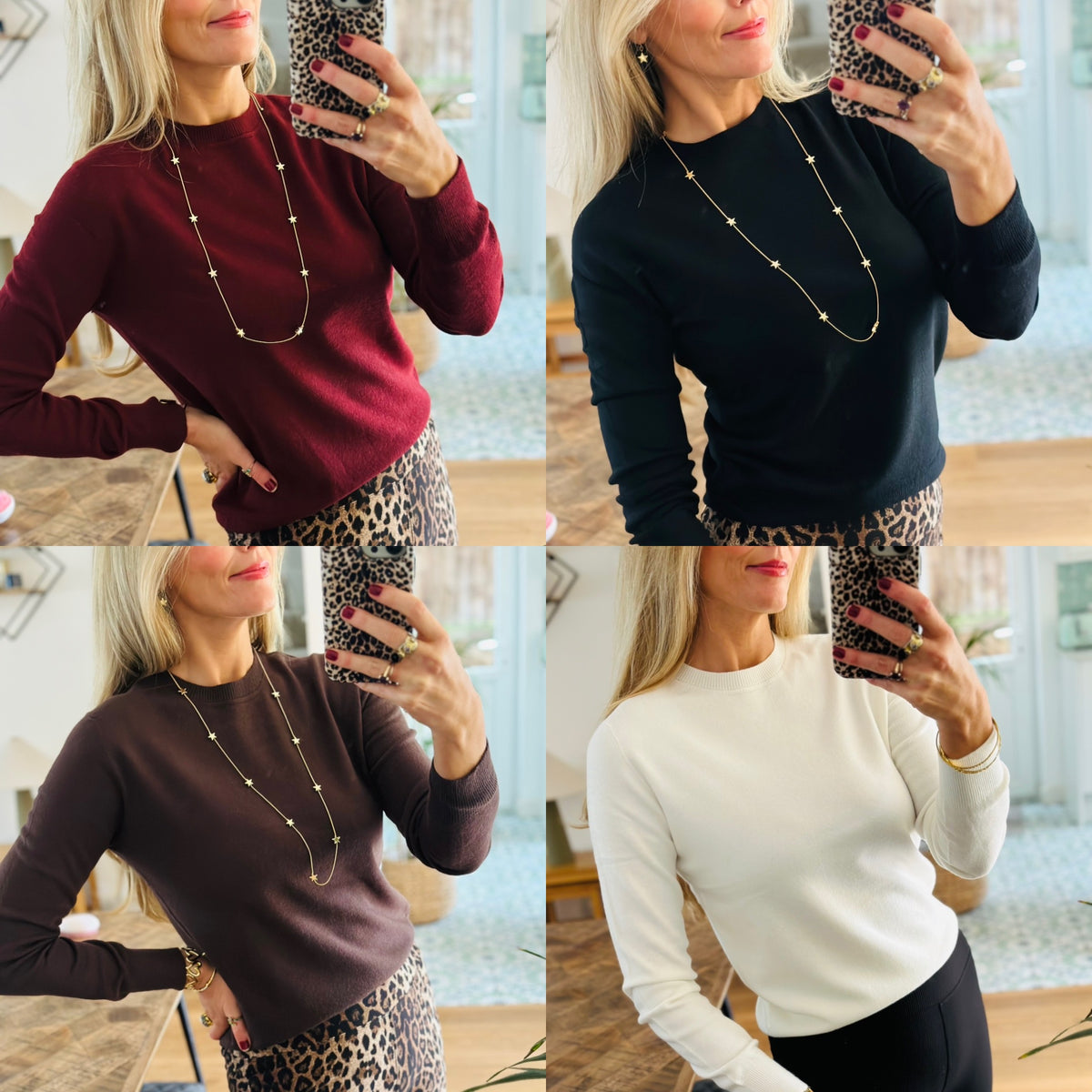 Round Neck Classic Knit