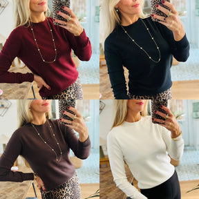 Round Neck Classic Knit