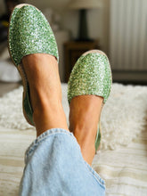 Menta Glitter Avarcas