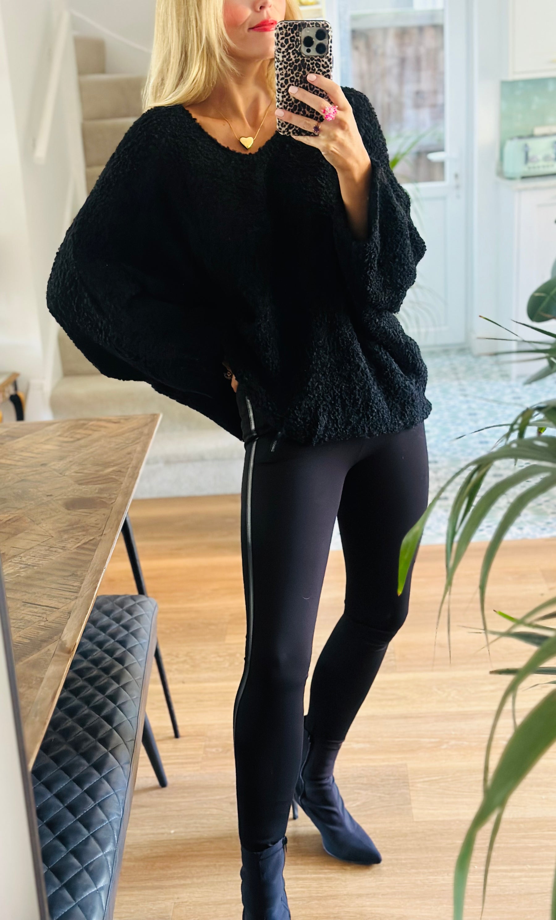 Fluffy bouclé Jumper