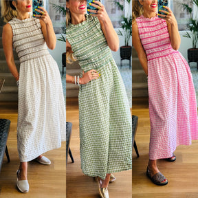 Gingham Picnic Dress