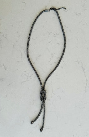 The Diamante Rope Necklace
