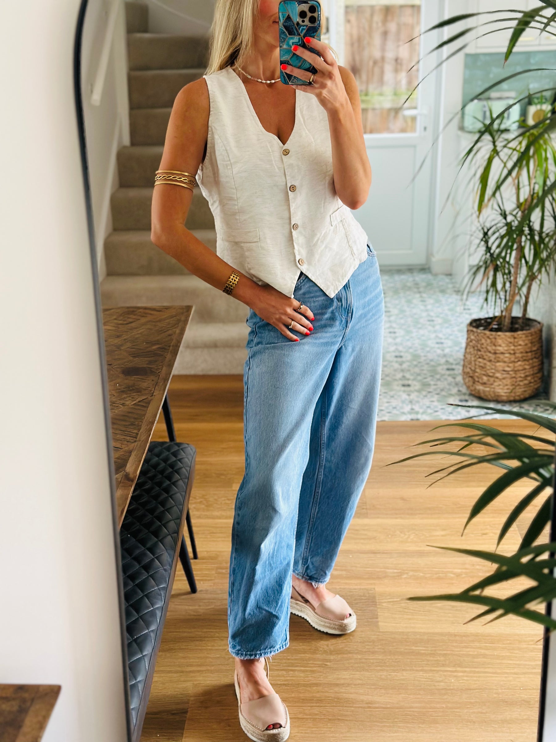 Linen waistcoat