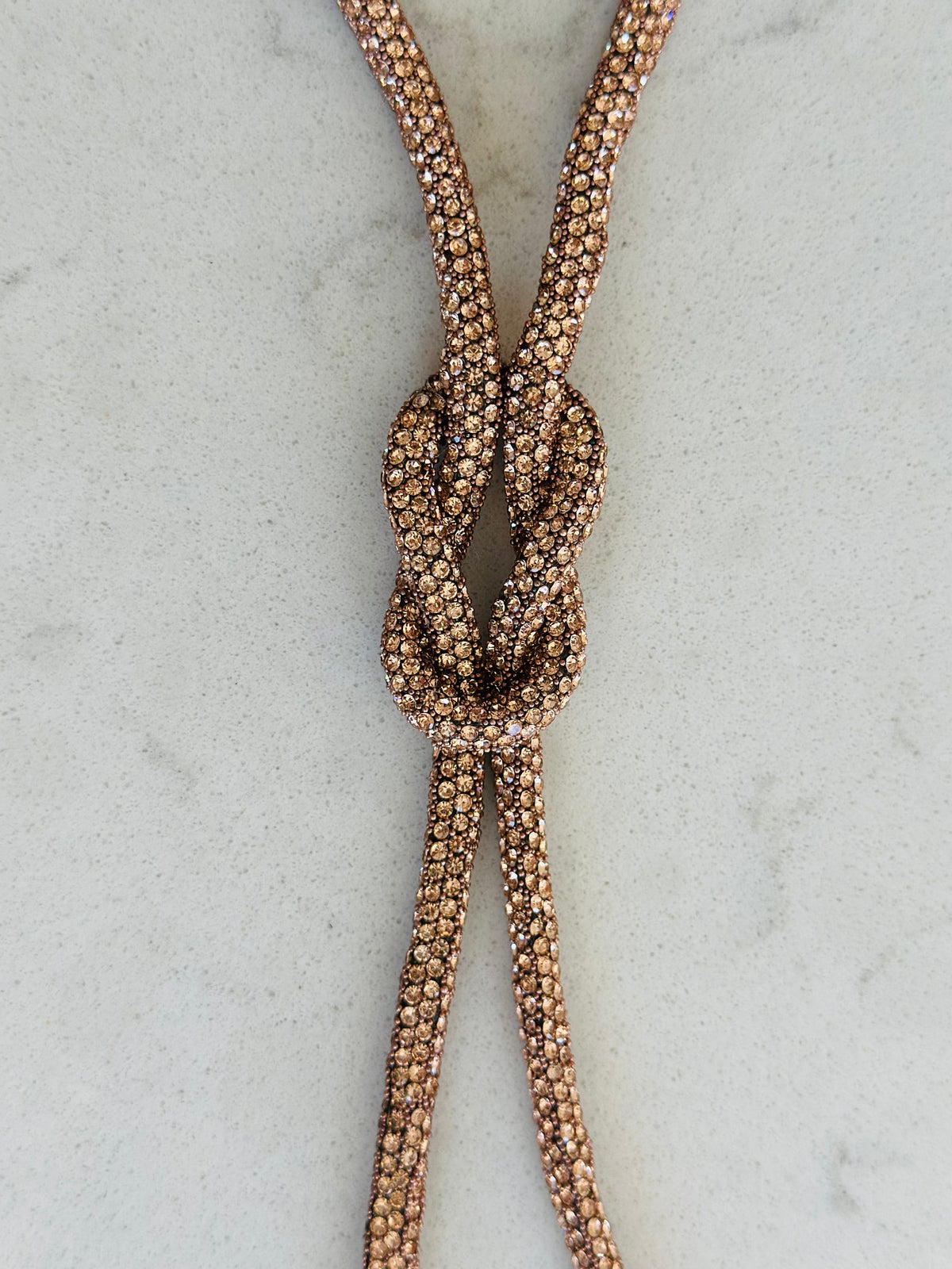 The Diamante Rope Necklace