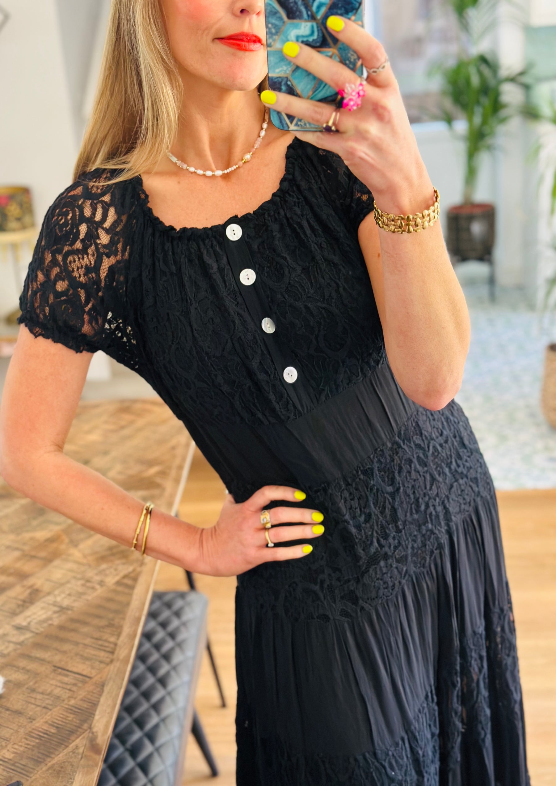 Lace Bohemian Dress