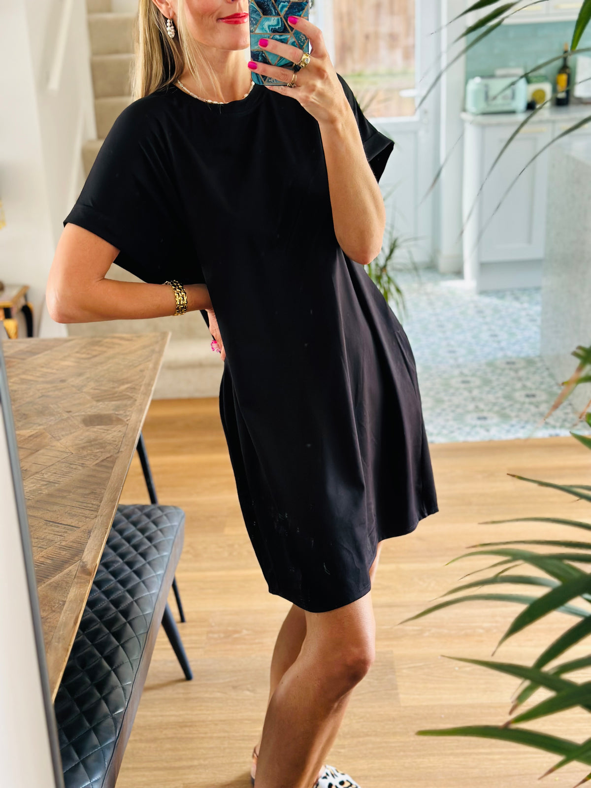 Black T-Shirt Dress
