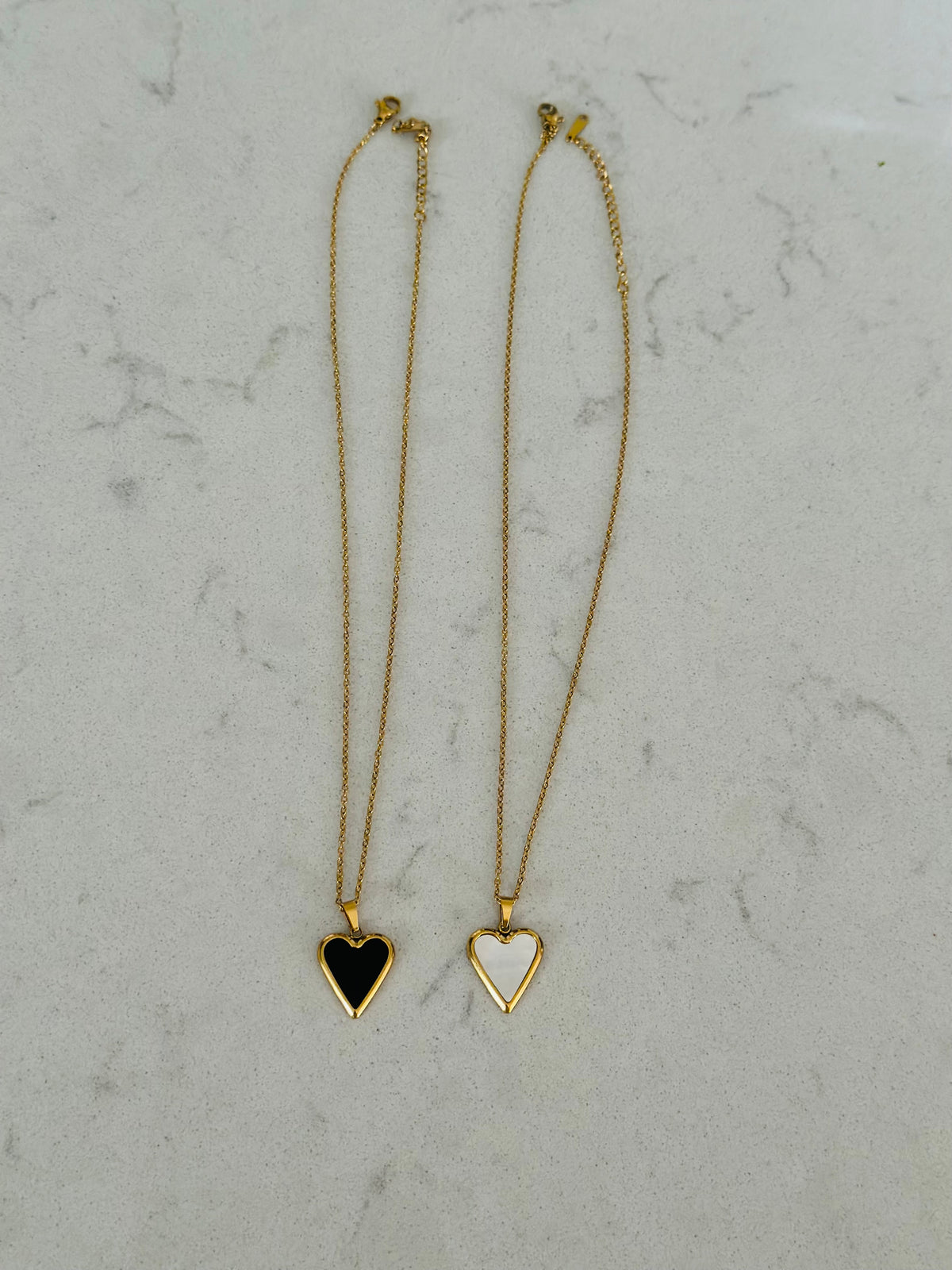 Enamel Heart Necklace