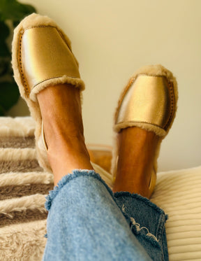 Gold Leather Palmaira Snug