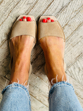 Alani Suede Peeptoes