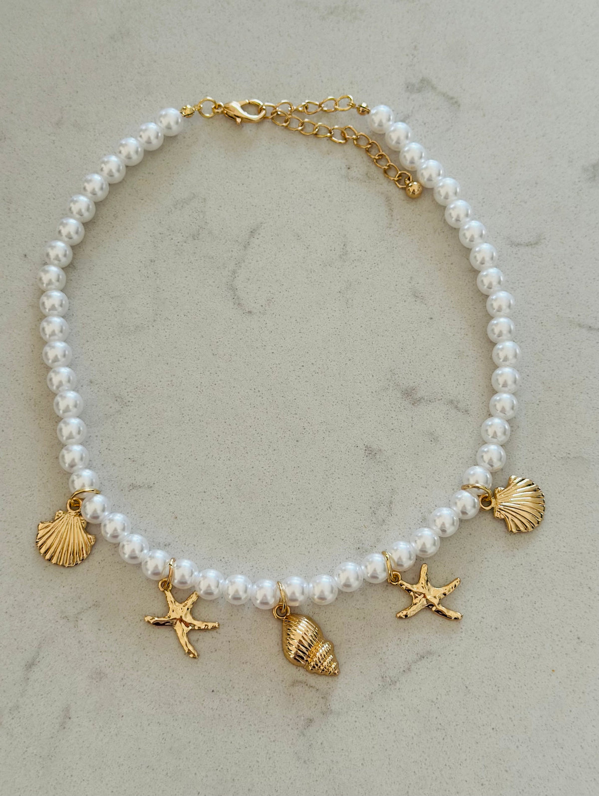 Pearl Charm Necklace