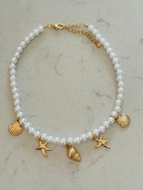 Pearl Charm Necklace