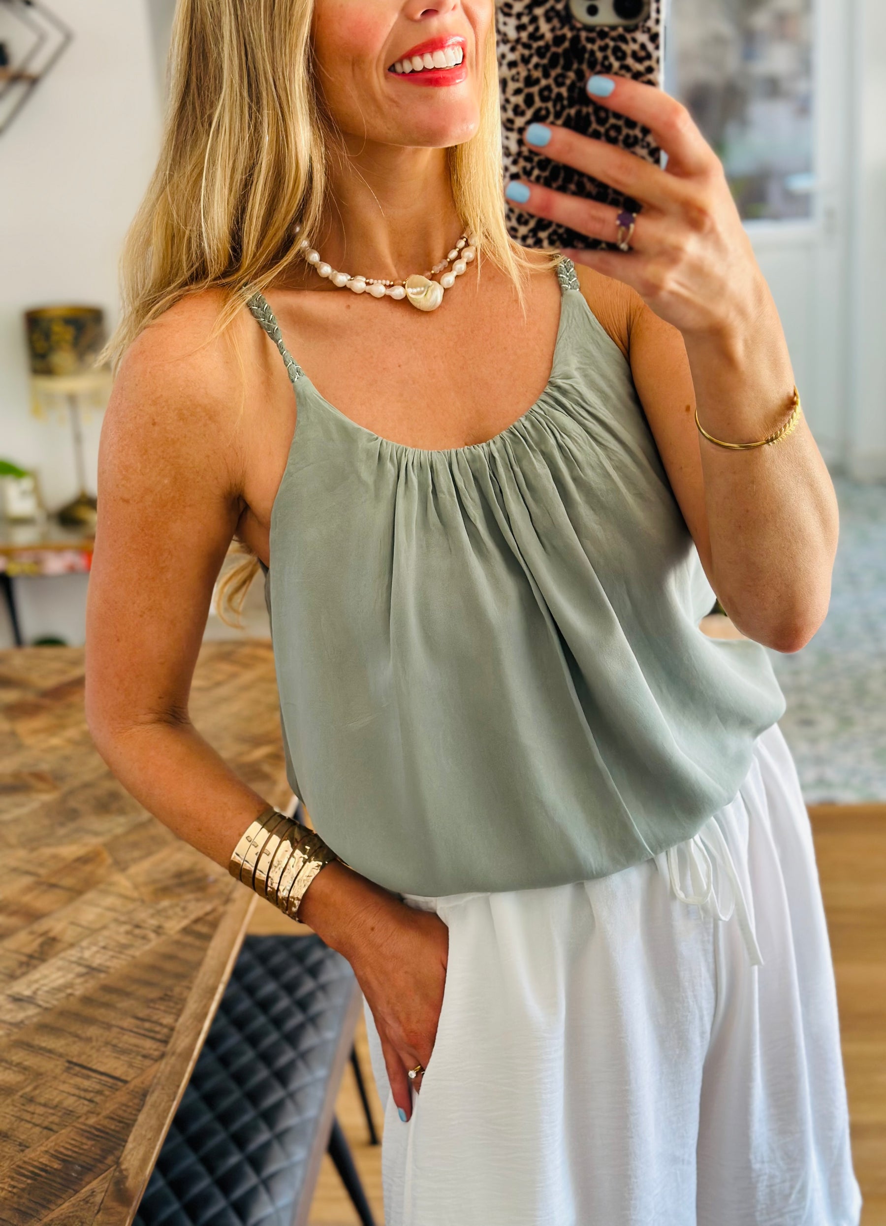 Braided Strap Tops
